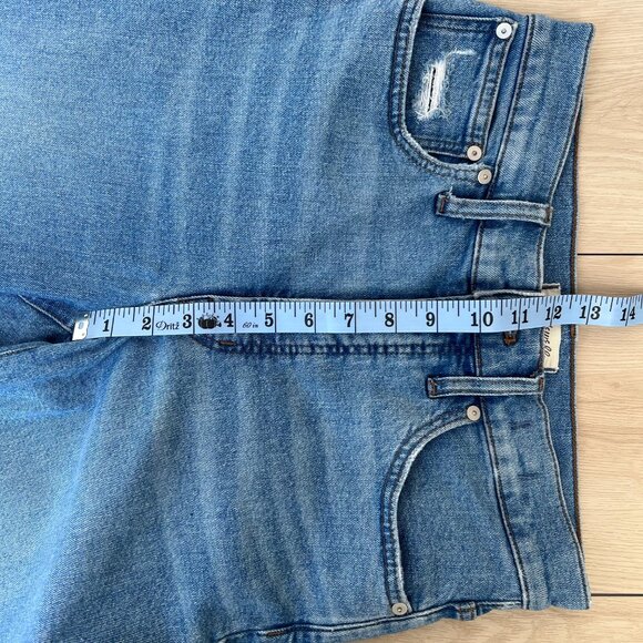 Madewell The Perfect Vintage Straight Crop Jean Montville Wash High Waisted (27) - Picture 10 of 16